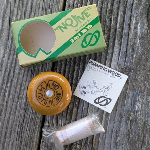 Vintage Tom Kuhn No Jive 3 in 1 Wood Yo-Yo - Picture 2 of 14
